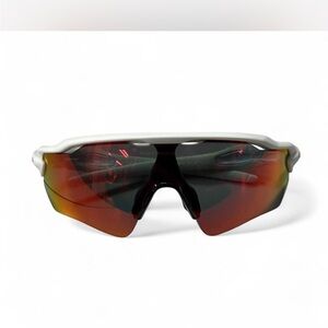 Oakley Red and White Men's Sunglasses